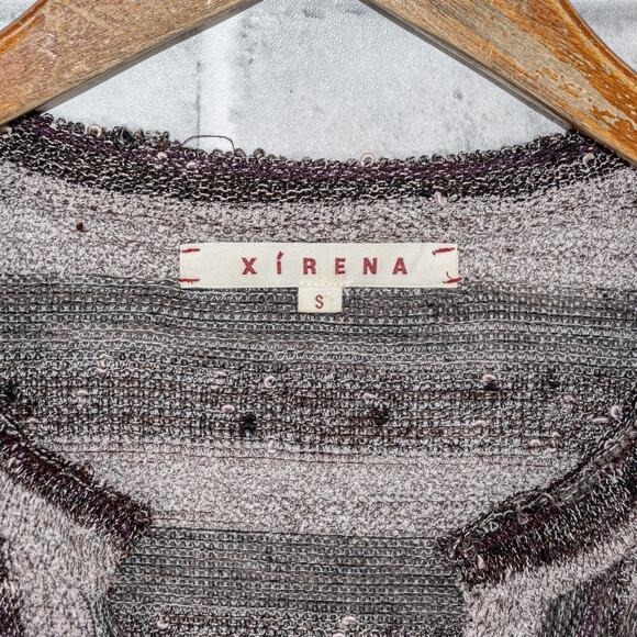 XiRENA Women's Vneck Piper Top Rayon Knit Size Small Made in USA - Picture 2 of 10